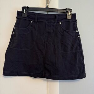 Athleta black skort size extra small